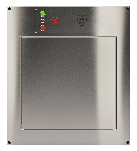 downwaste_automatic_garbage_chute_closed